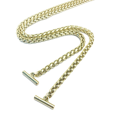 灯笼链包包米兰体育-米兰(中国)官网
箱包五金配件浅金色BSK链金属孖圆链包包配件直供