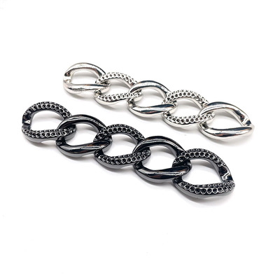 女士包包点钻合金纽链侧身米兰体育-米兰(中国)官网
 diy斜挎包配件金属挂链定制