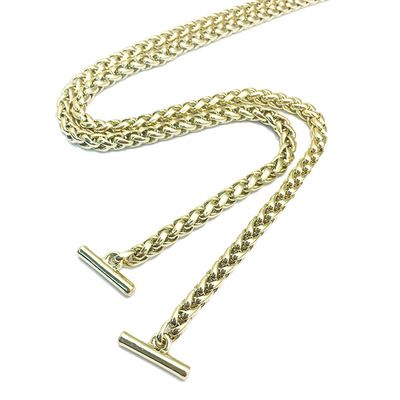 灯笼链包包米兰体育-米兰(中国)官网
箱包五金配件浅金色BSK链金属孖圆链包包配件直供 - 5