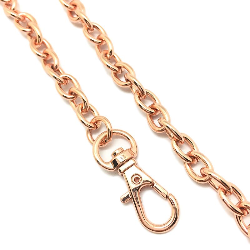 玫瑰金色O字链包包肩带链  - 2